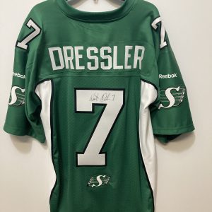 Saskatchewan Roughrider Alumnus Weston Dressler Autographed Jersey