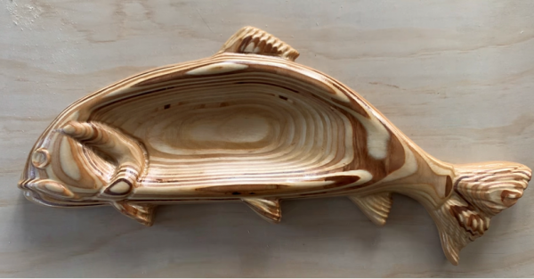Fish Carving Platter & Charcuterie Board by CFL Alumnus Henry Waszczuk