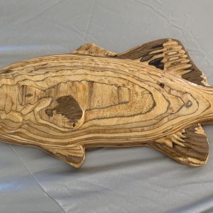 Unique Laminated Fish Carving by CFL Alumnus Henry Waszczuk
