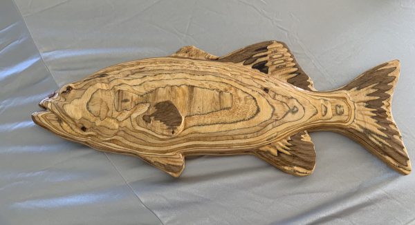 Unique Laminated Fish Carving by CFL Alumnus Henry Waszczuk