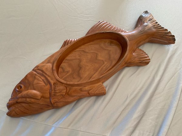 Fish Carving Serving Bowl by CFL Alumnus Henry Waszczuk