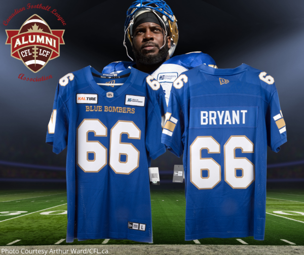 Stanley Bryant Winnipeg Blue Bombers Jersey