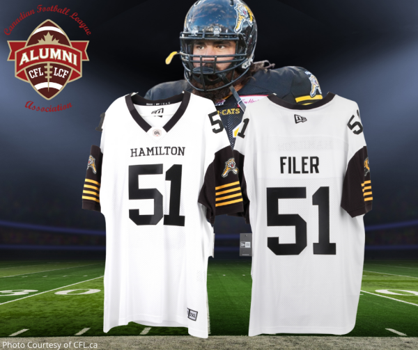Mike Filer Hamilton Tiger-Cats Jersey
