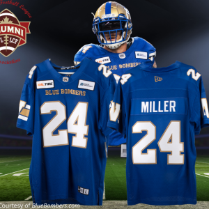 Mike Miller Winnipeg Blue Bombers Jersey